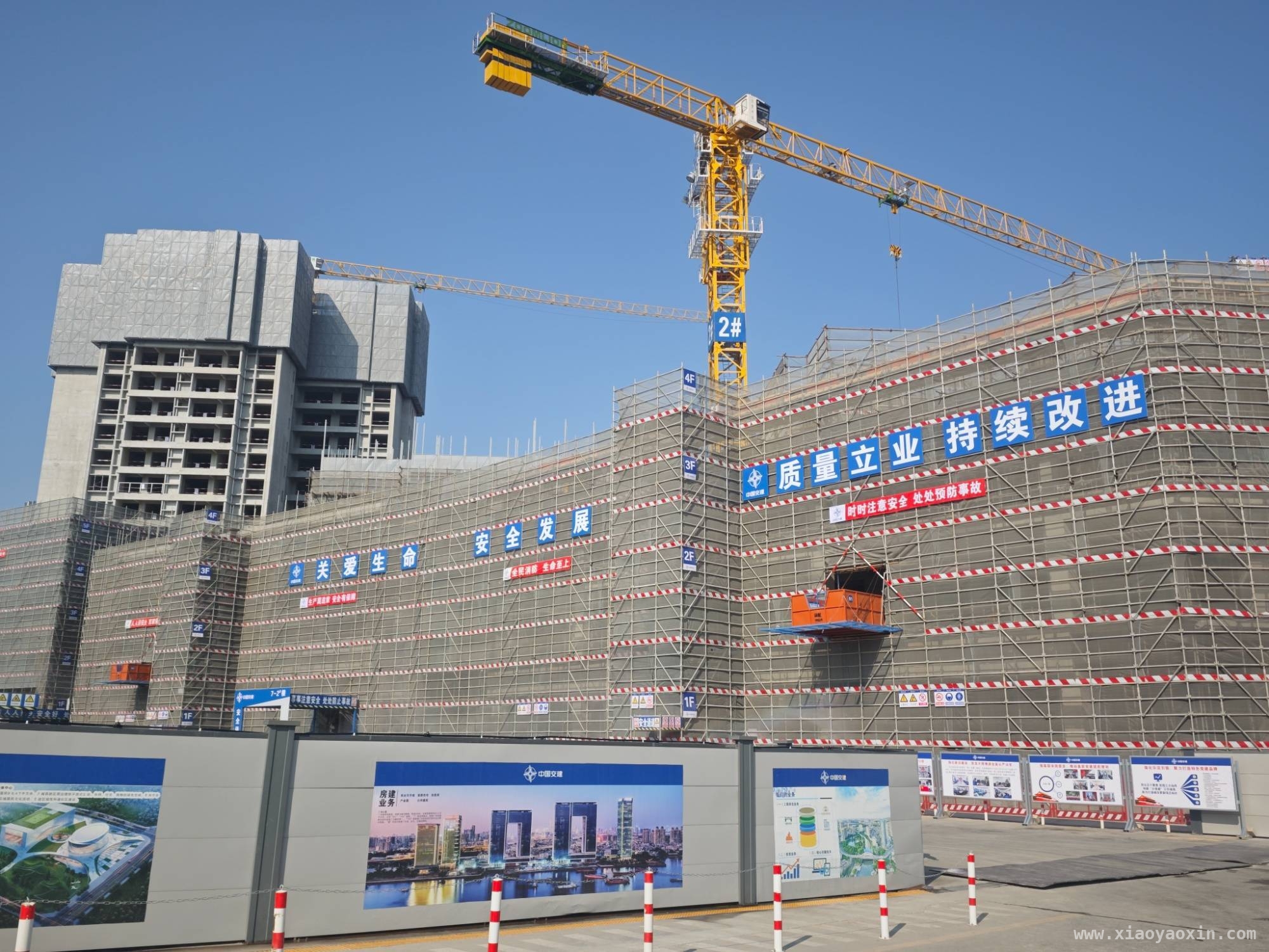 珠江村旧改加速：中交四航局3号地块建设火力全开