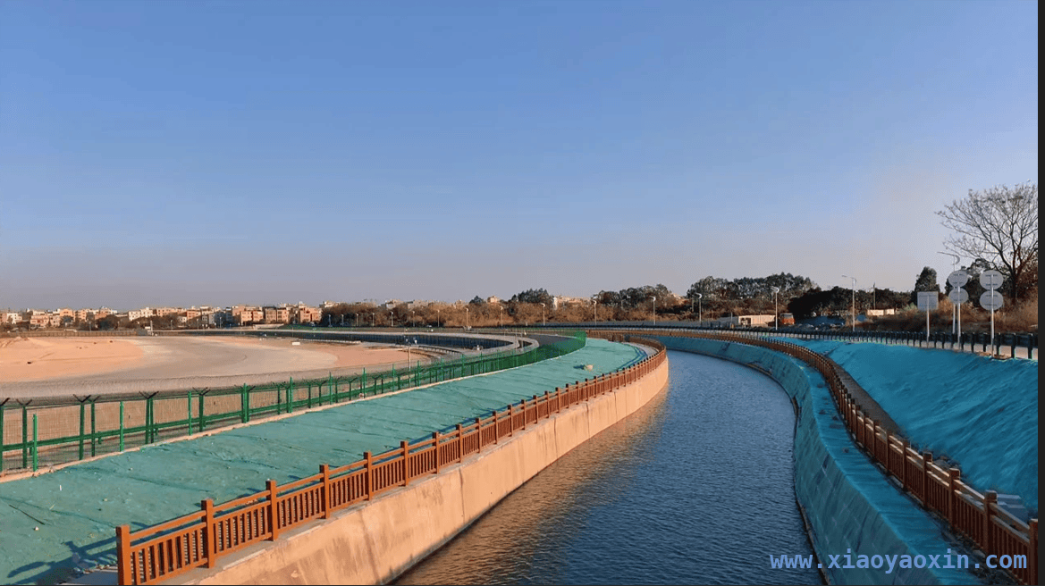 广州白云机场景观河项目竣工，助力绿美广东建设，白云机场景观河项目完工，构建人水自然和谐生态