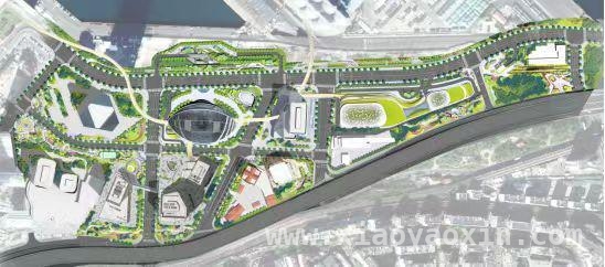 创新设计，青岛国际邮轮港区市政道路打造城市新风貌，青岛国际邮轮港区启动区道路通车，开启城市发展新篇