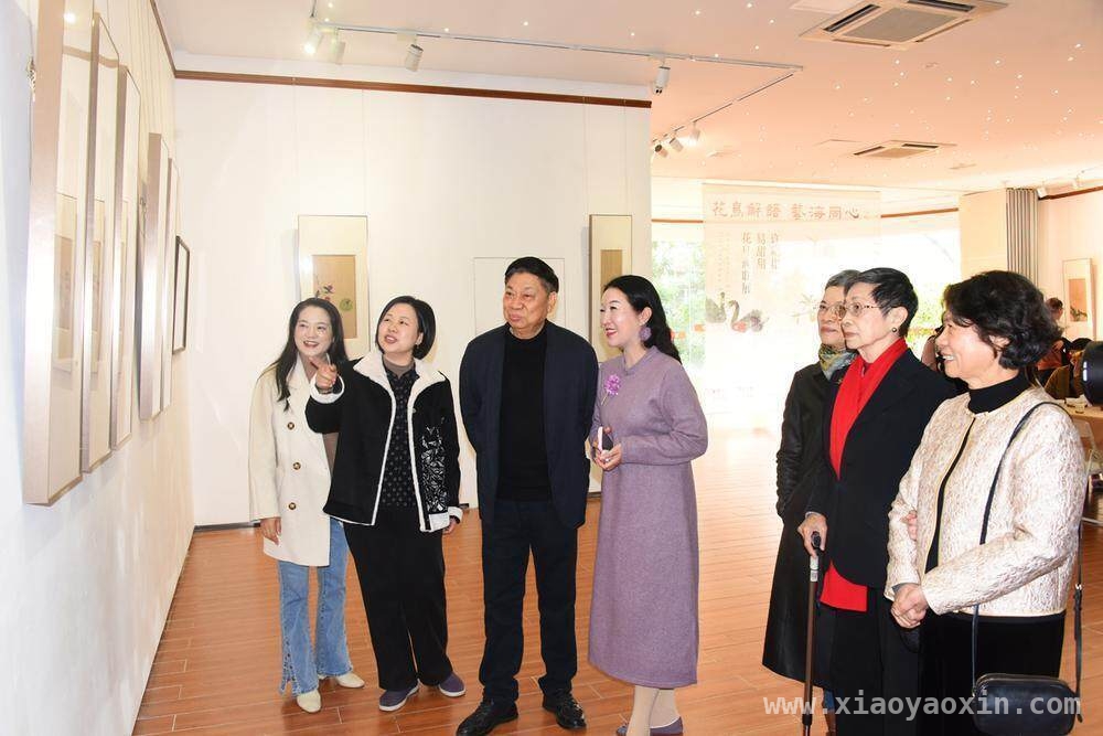 走进“花间解语”联展，感受许晓彬易甜甜花鸟画魅力，广州陈树人纪念馆：许晓彬易甜甜花鸟画联展惊艳登场