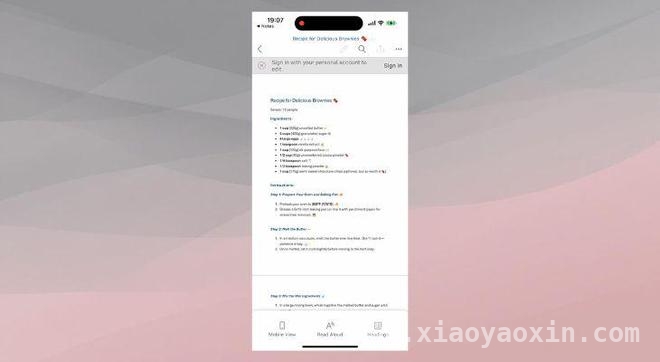 微软新功能来袭：iPhone和iPad无需登录开共享文档