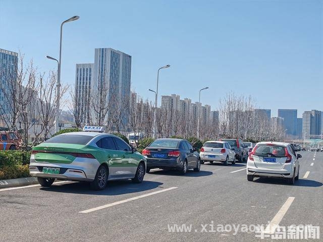 张村河生态公园停车场投用，规范停车秩序，崂山区张村河生态公园：新停车场让游玩更便利