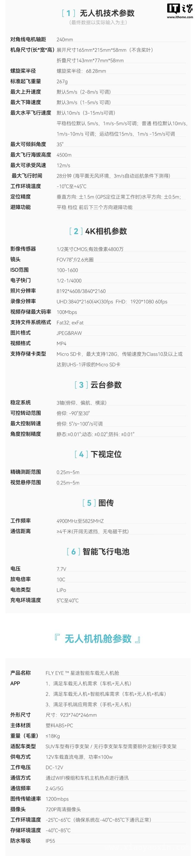 星途 FLY EYE 车载无人机亮相，功能强大引关注