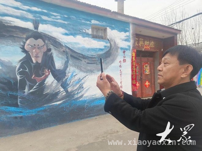 东石楼村：哪吒墙绘带火乡村，振兴之路越走越宽，一幅哪吒墙绘，激活鲁西南小村乡村振兴新动能