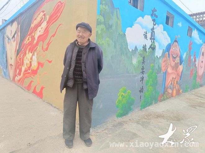 东石楼村：哪吒墙绘带火乡村，振兴之路越走越宽，一幅哪吒墙绘，激活鲁西南小村乡村振兴新动能