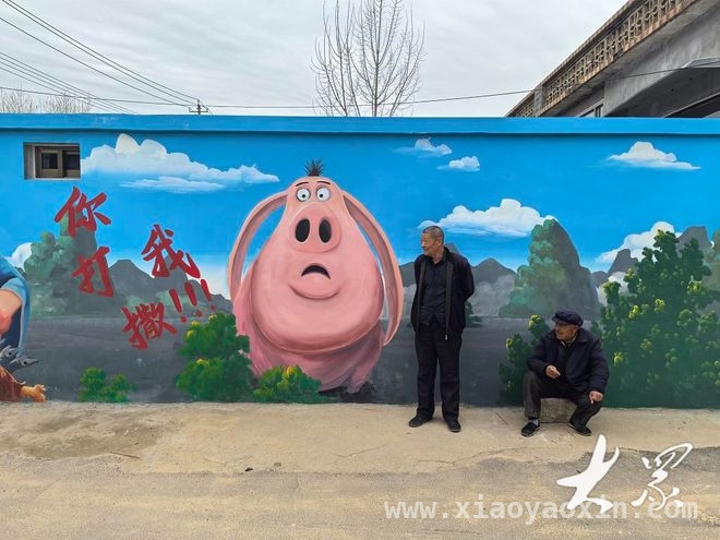 东石楼村：哪吒墙绘带火乡村，振兴之路越走越宽，一幅哪吒墙绘，激活鲁西南小村乡村振兴新动能
