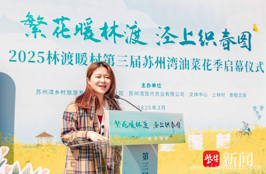 2025苏州湾油菜花季启幕，林渡暖村盛景等你！