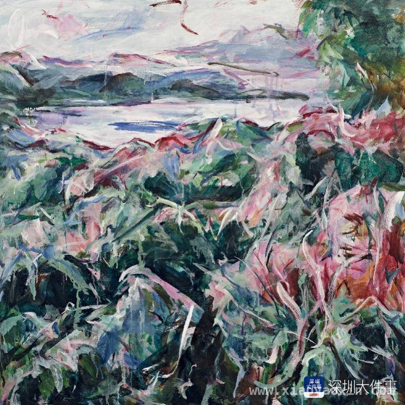 “心所若触”个展：鲁珊用艺术搭建情感沟通的桥梁，鲁珊画作：以自由笔触勾勒内心世界的波澜