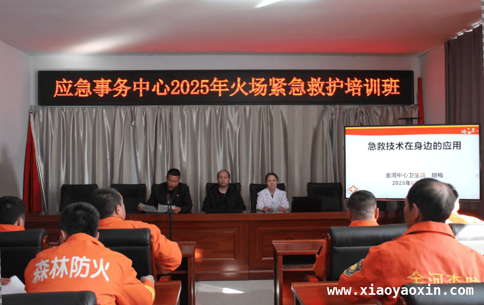 金河森工应急中心：以培训提升灭火队伍自救互救本领 金河森工公司开展火场救护培训，提升灭火队伍应急能力