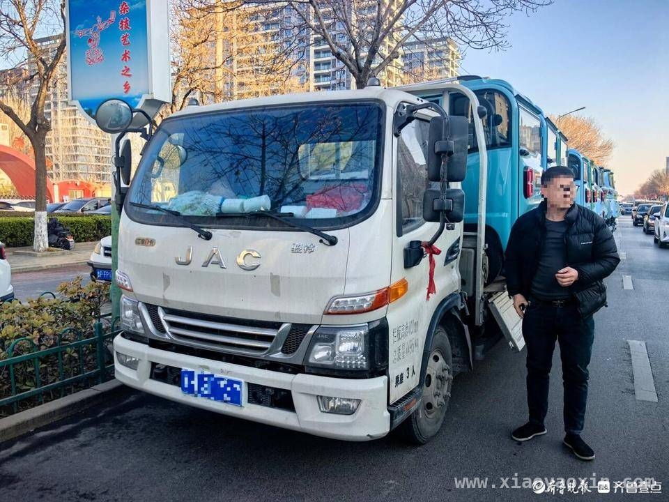 东阿交警发力，超长挂车违法行驶难逃法网，春季东阿交警行动：查处超长挂车，保障道路安全