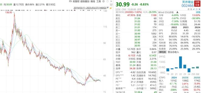 天齐锂业2024：最差成绩单背后的挑战与机遇，天齐锂业巨亏79亿，“锂”途何去何从？