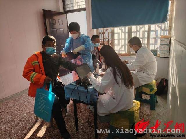 嘉祥黄垓镇暖心之举：为环卫工免费体检传递关爱