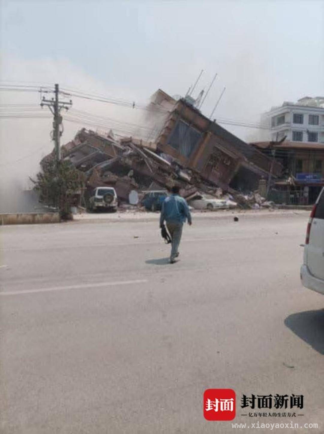 突发！缅甸7.9级地震震撼来袭，直击缅甸7.9级地震：建筑垮塌，救援进行时