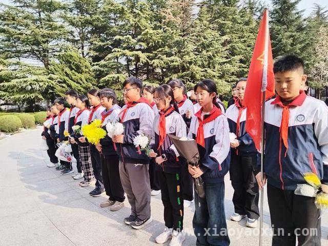 潍坊潍城区芙蓉小学：清明徒步祭扫，传承红色基因，清明徒步，潍坊芙蓉小学师生开启红色教育实践之旅