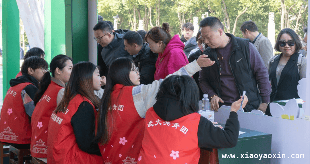 V站点亮武大赏樱之旅，温暖满溢仲春 在武大樱园，感受V站志愿服务的魅力
