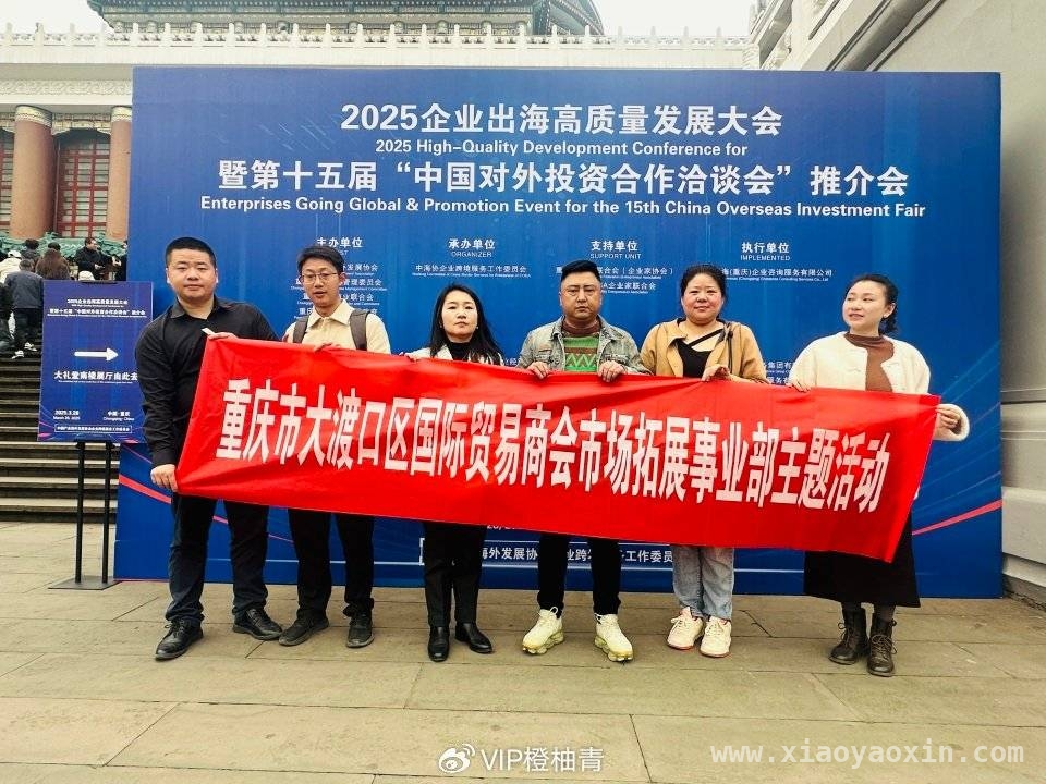 重庆大渡口区商会组团参会，共探企业出海新征程，大渡口区国际贸易商会18人团，赴企业出海大会谋发展