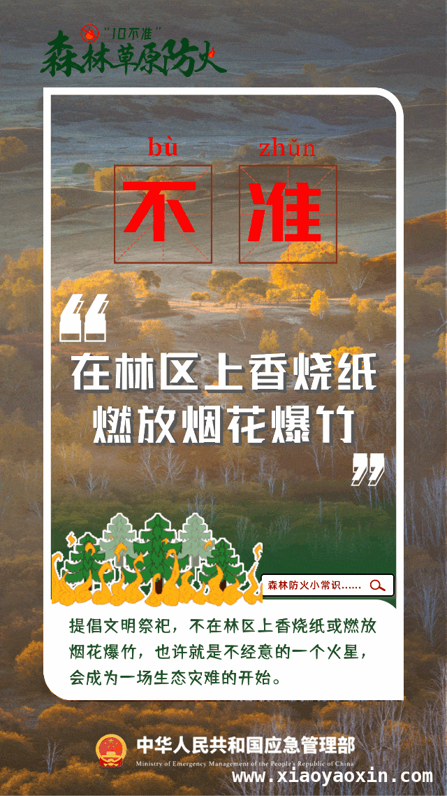 森林火灾猛于虎，全民防火护生态