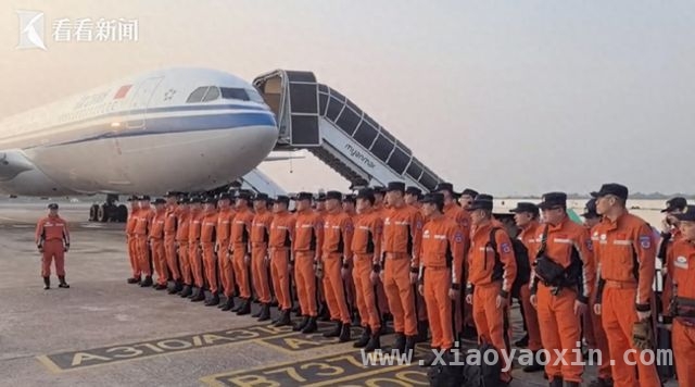 中国慷慨援助缅甸地震灾区，救援队火速奔赴救灾一线，中国紧急响应缅甸地震，1亿援助与救援队开启救援之旅