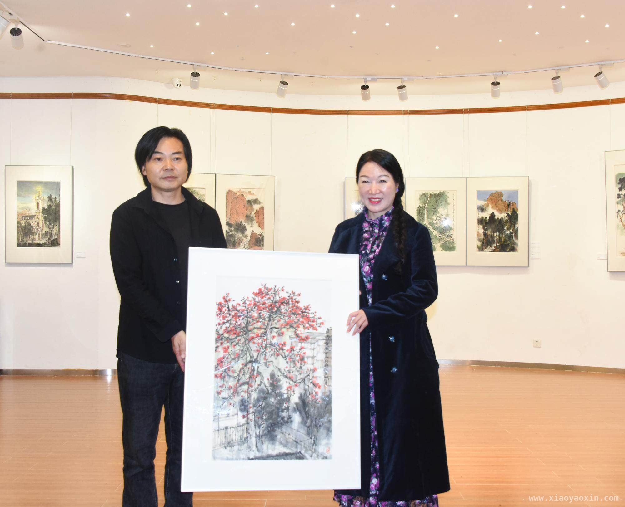 “树人系列”画展：用油画与水墨绘就家国情怀，金仁贵、赵健行美术展：艺术交织下的英雄精神