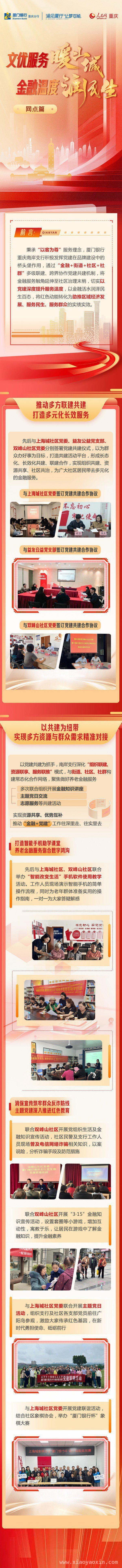 厦门银行重庆分行：以党建为笔，书写金融服务新答卷