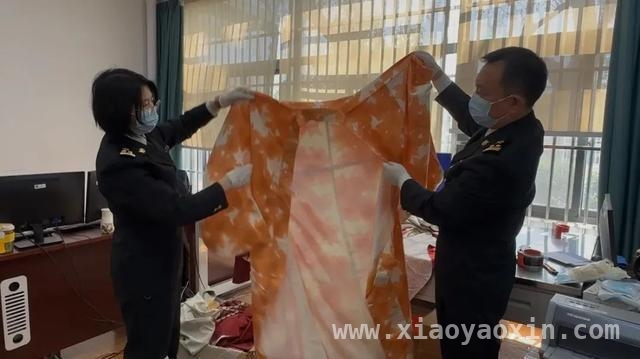 旧和服“偷渡”入境，金陵海关及时出手拦截，金陵海关截获“洋垃圾”旧和服，卫生隐患不容忽视