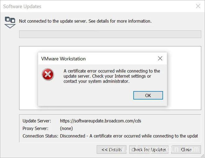 博通软件更新调整，VMware Workstation自动更新陷入困境