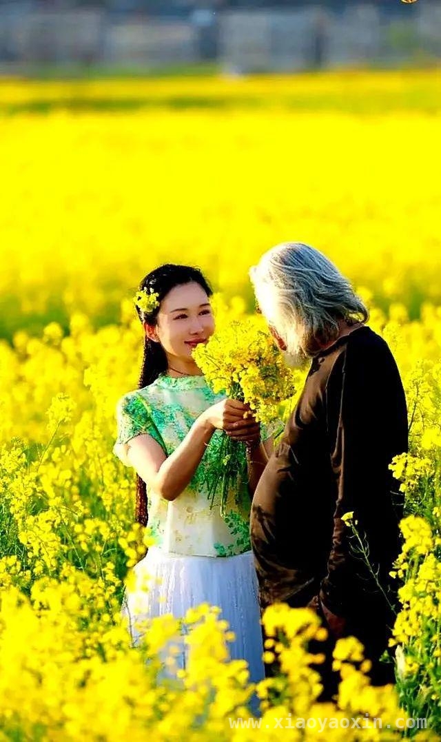 当72岁张纪中遇上小31岁孕妻，油菜花田浪漫背后争议不断 惊爆！张纪中带小娇妻油菜花田拍大片跳华尔兹引热议