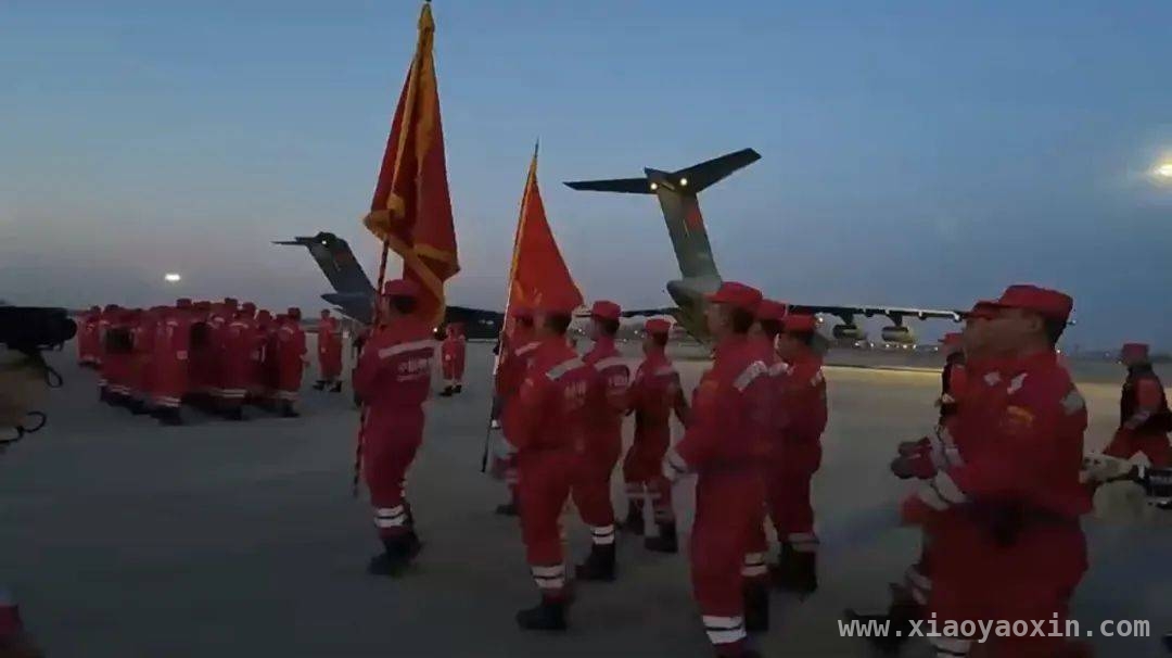 中国救援力量闪耀缅甸，深夜抵达展开生死营救！