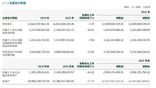 重庆啤酒2024年营收利润双降，未来路在何方？，深度剖析：重庆啤酒2024年度报告背后的秘密