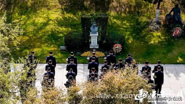 合肥公安清明缅怀英烈，精神传承护平安