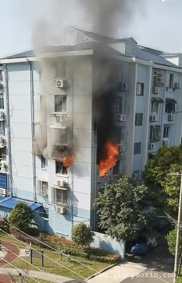 4.2浦东沪新小区火灾，消防及时扑救幸无人员伤亡，沪新小区突发火灾，火势一度猛烈，原因待查