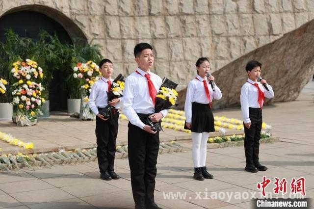 清明忆忠魂，沈阳青年赓续抗战精神，沈阳清明祭英烈，红色精神代代传