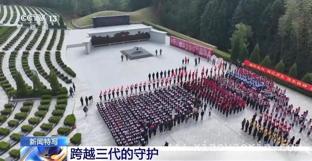 三代传承，守护黄公略烈士墓的动人篇章 三代接力，百年守护，致敬无名烈士！